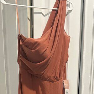 Birdy Grey KIRA DRESS CHIFFON TERRACOTTA